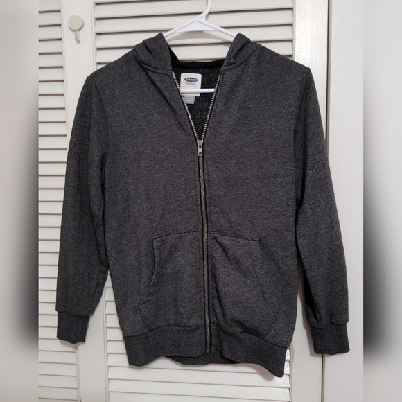 Old Navy Dark Gray Kids Zip-Up Jacket - Picture 1 of 1